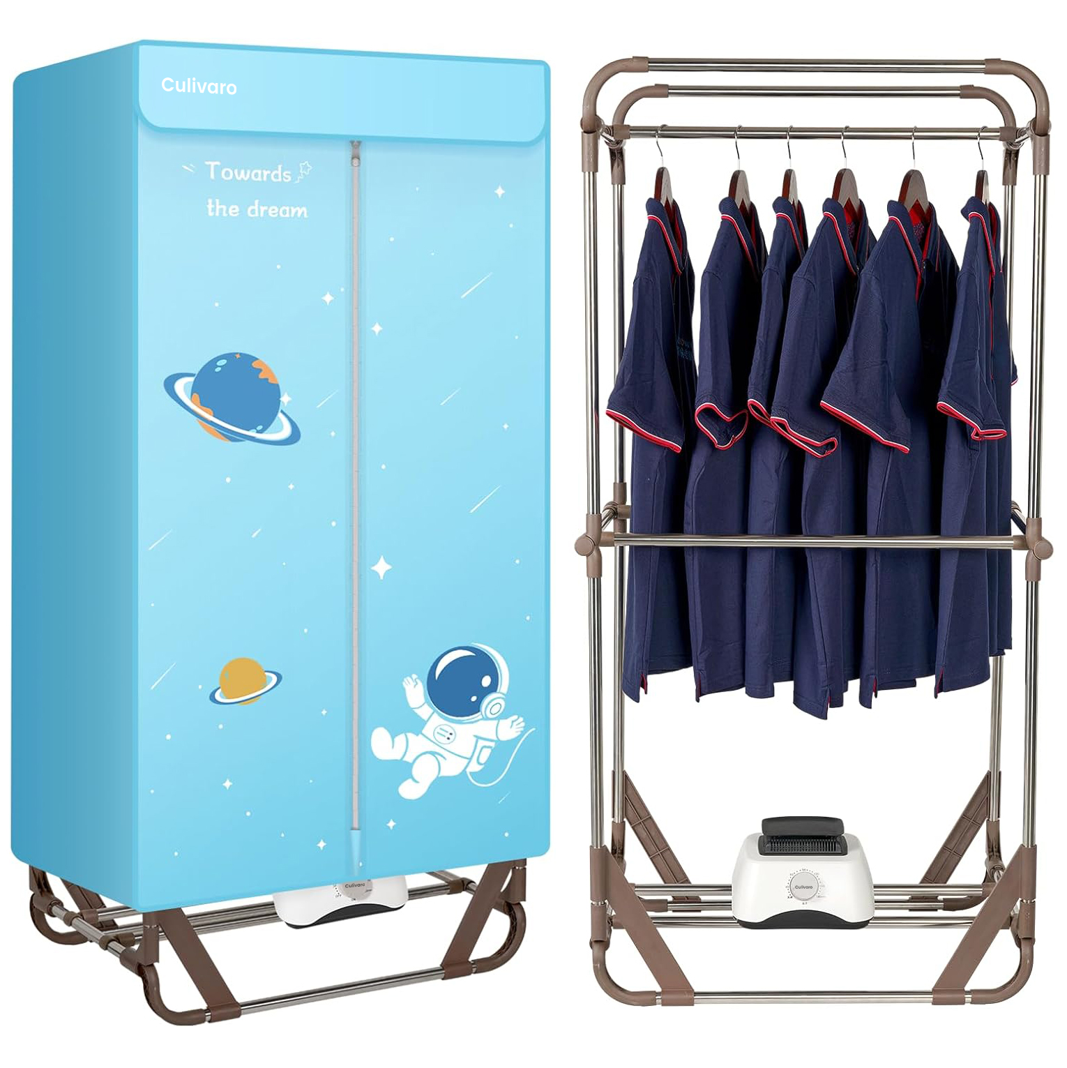 Culivaro Clothes Dryer, 1500W – 2-Tier Foldable Dr